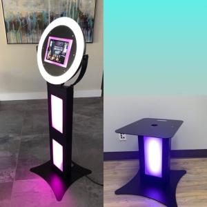 Wholesale Standing Ipad Photo Booth Ring Light Metal Portable Selfie Booth from china suppliers
