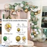 Pink Blue Latex Balloon Arch Kit Set Wedding Birthday Party Decoration Balloons