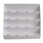 White Cardboard Countertop Displays Eco Friendly Corrugated Material
