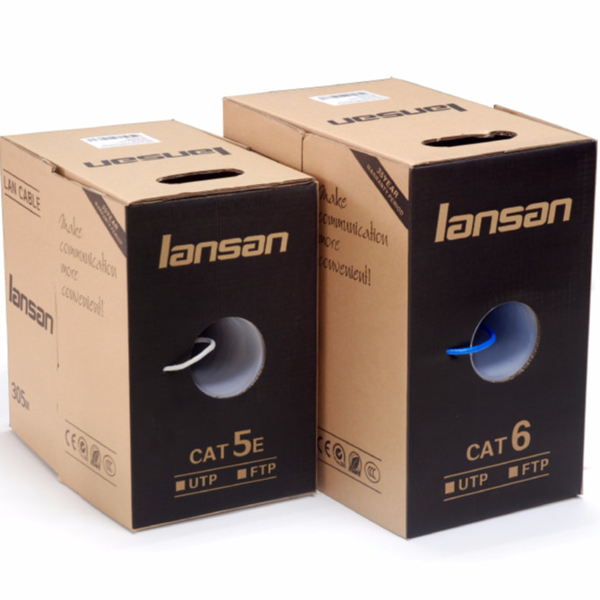 High Speed UTP Cat6 Lan Cable For Indoor Network Working Use