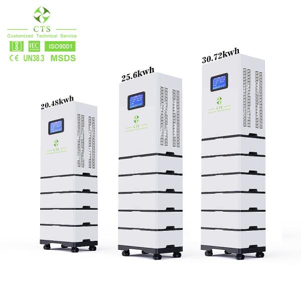 Energy storage 51.2v lifepo4 all in one 10kwh 20kwh 30kwh lithium iron battery