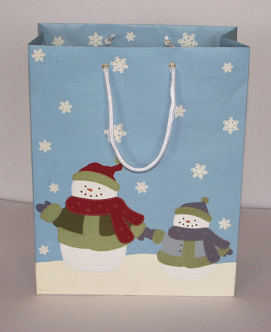Lovely design colorful printing paper bag for gift for Christmas Day