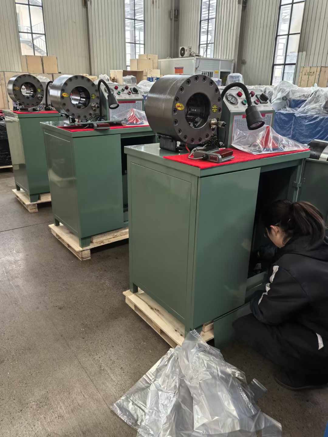 2 Inch 6-51mm Vertical Electric New Technology Forging Process 10 Dies Hydraulic Hose Crimping Machine Hose Crimper