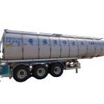 CIMC 3 axles 41cbms iron and stainless steel Ordinary liquid tank edible cooking