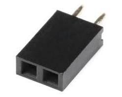 Wholesale Plastic Height 8.5mm Small Electrical Connectors 2.54mm Single Row Straight Female Header from china suppliers