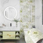 PVC Self Adhesive Waterproof Oil Proof Moisture Proof Natural Mural Wallpaper