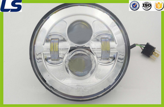 7" Osram White Amber LED Headlight for Harley Jeep Wrangler Jk Tj Lj Unlimited
