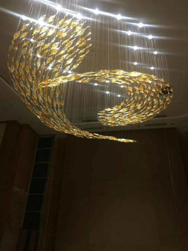 DALI Dimming Pendants Elegant Acrylic Design Ceiling Lighting For Modern Hotel