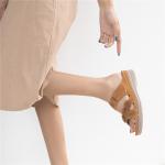 BS073 Summer 2021 New European And American Sandals Women'S Wedge Heel Car