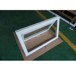Wholesale Tempered Glass PVC UPVC Awning Window Watertight Custom Color Size from china suppliers