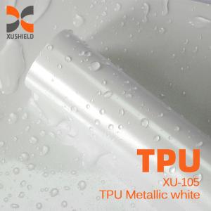 Wholesale TPU Metallic white TPU colored PPF Film Self healing Grey Wrap Paint Protection Film from china suppliers