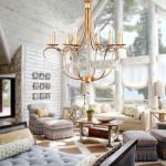 Rustic metal chandelier Light Fixtures (WH-CI-80)
