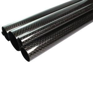 Wholesale RF Shielding 50mm 3K Twill Carbon Fiber Tube Anti Corrosion from china suppliers