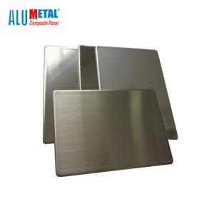 China Mold Proof 5000mm Stainless Steel Aluminium Plastic Composite Panel FEVE 1220mm AA1100 on sale