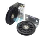 Hall Door Rotating Elevator Spare Parts Wire Rope Pulley 90mm