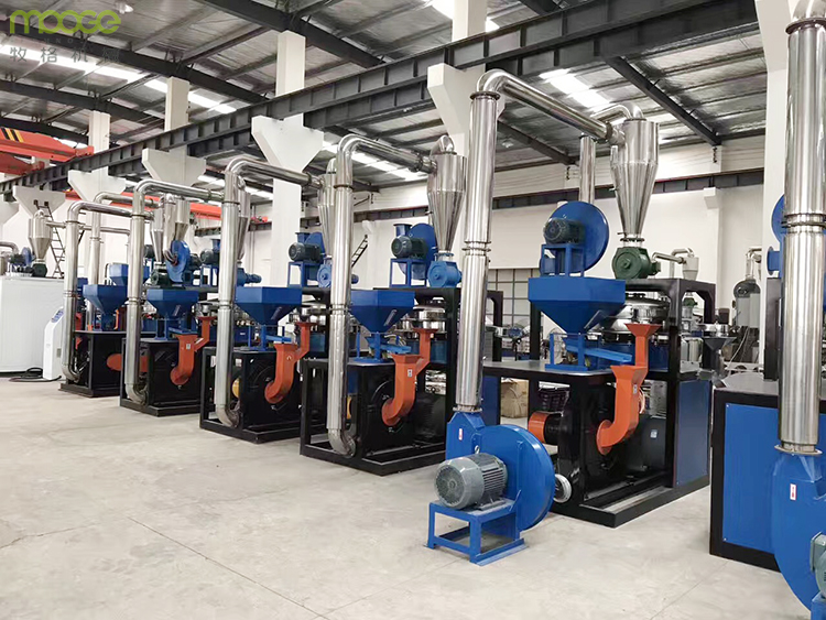 Waste Powder Plastic Pulverizer Machine 500kg/H PVC Scrap Pulverizer Machine