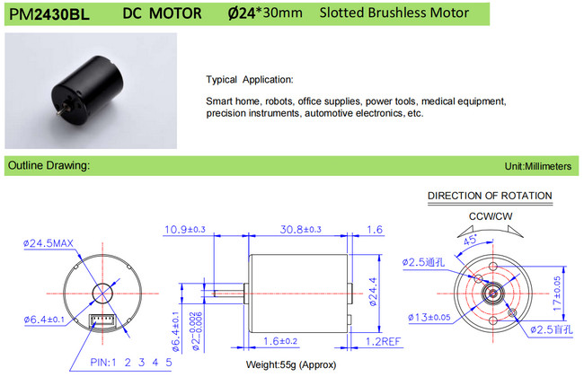 24mm bldc brushless motor