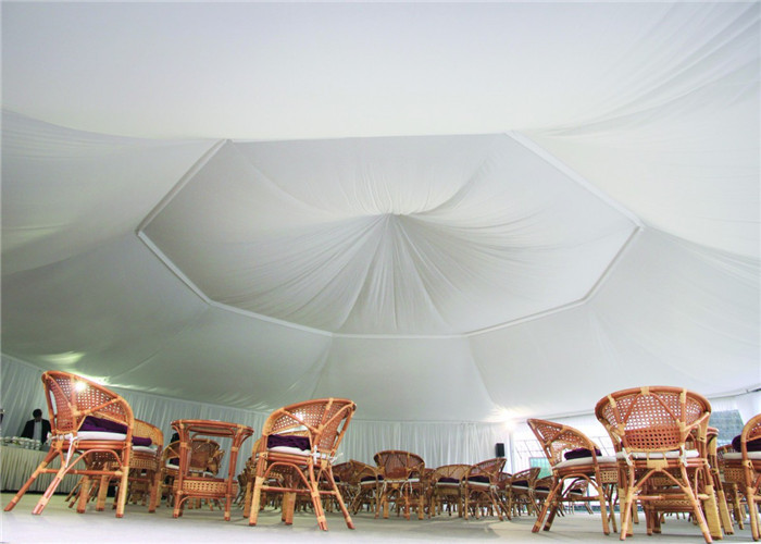 15m Diameter Glass Wall Marquee Tents Multi - Sided Meeting WIth Table Chairs