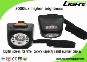 Wholesale Rechargeable 1.3W 4.5Ah 8000lux Cordless Miners Cap Light from china suppliers