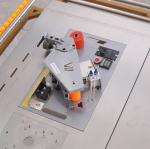 800w 6m/Min Woodworking Edge Bander Mini Edgebander For Saw Tables
