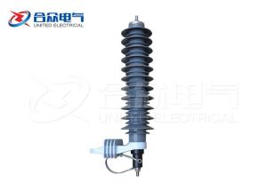 Wholesale 3 - 36KV Lightning Surge Arrester Metal Oxide Polymeric Housing Gapless from china suppliers