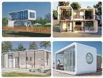 House Luxury Apple Cabin Outdoor Office Pod Space Capsule House Prefab Container