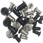 7/16" *.600 Dzus Button Silver Aluminum Sprint Car Fasteners modified parts for