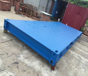 20ft Heavy-Duty Steel Floor Shipping Container Platform for Maximum Payload 45000kg and 30 cbm Capacity