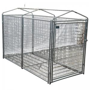 Wholesale Galvanized Outdoor Heavy Duty Dog Kennel Large Removable Tray from china suppliers