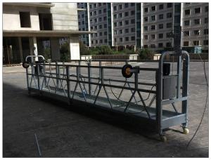 Wholesale Indonesia aluminium 6 meters ZLP630 temporary suspended platform for building cleaning from china suppliers