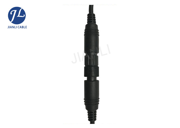 Customized 16mm Plastic Waterproof 6 Pin Automotive Cable For Backup Camera