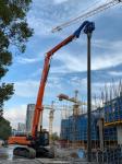 Quiet Operation Excavator Mounted Vibro Hammer Pile Driver Environmental