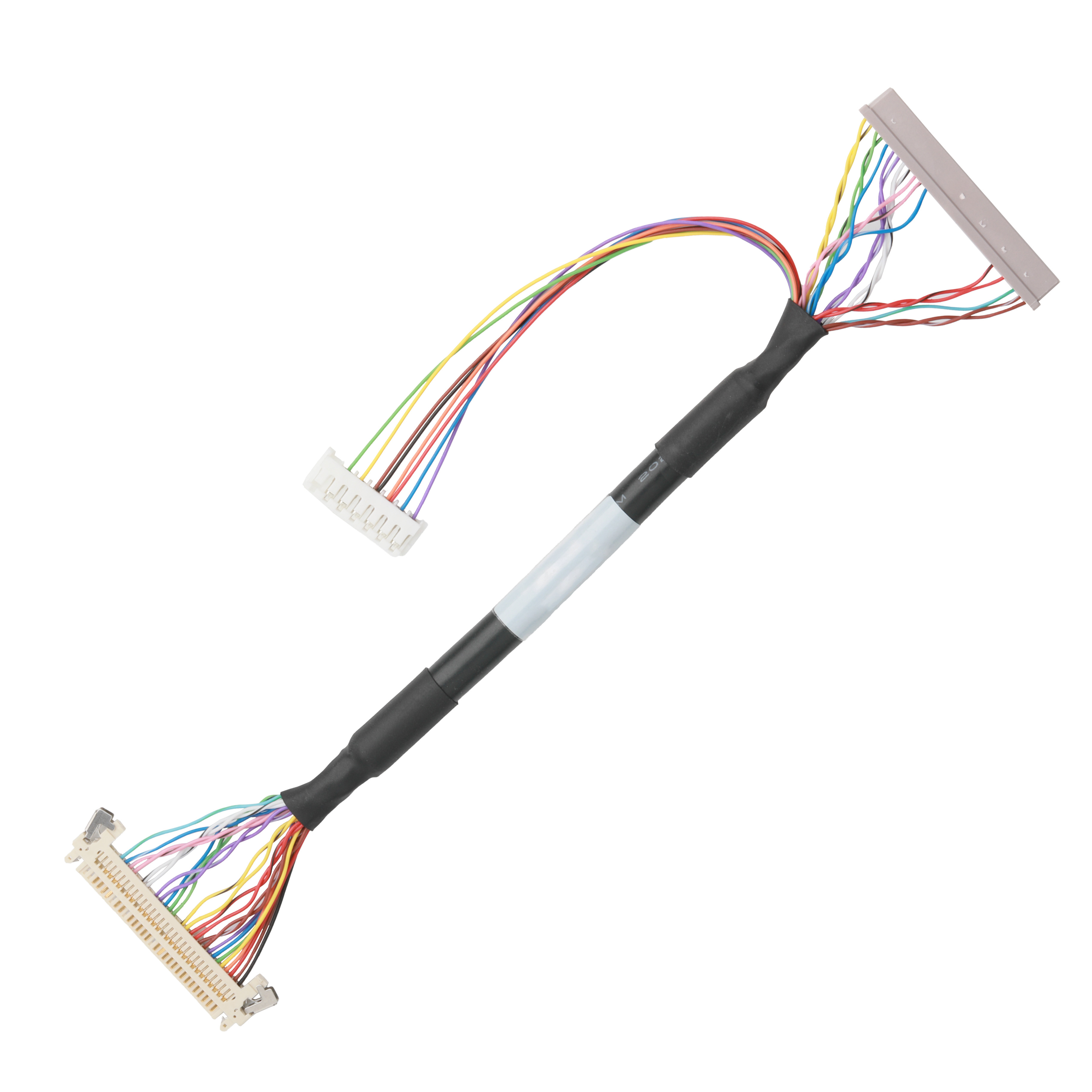 LCD motherboard cable JAE FI-X30HL 30P To DF14-30P And JST ERH-7P Combined Cable Connectors OEM/ODM