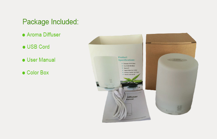 USB Electric Ultrasonic 70ML Car Aromatherapy Diffuser