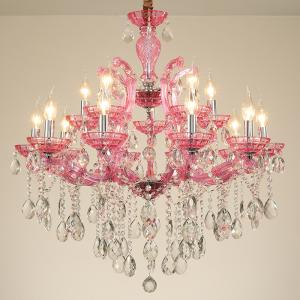 Wholesale Luxury Mid Century Style Glass Crystal Chandelier Colorful Indoor Decorative Lighting from china suppliers