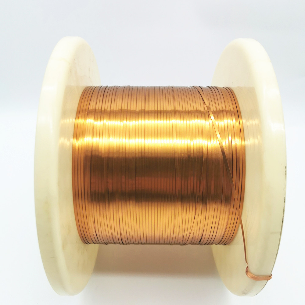 2uew 180 Flat Magnet Wire Super Thin 0.3mm Alcohol Self Bonding