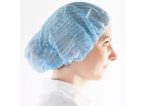 Wholesale Non Woven Fabrics Blue Medical Head Cap Disposable Bouffant Caps Soft from china suppliers
