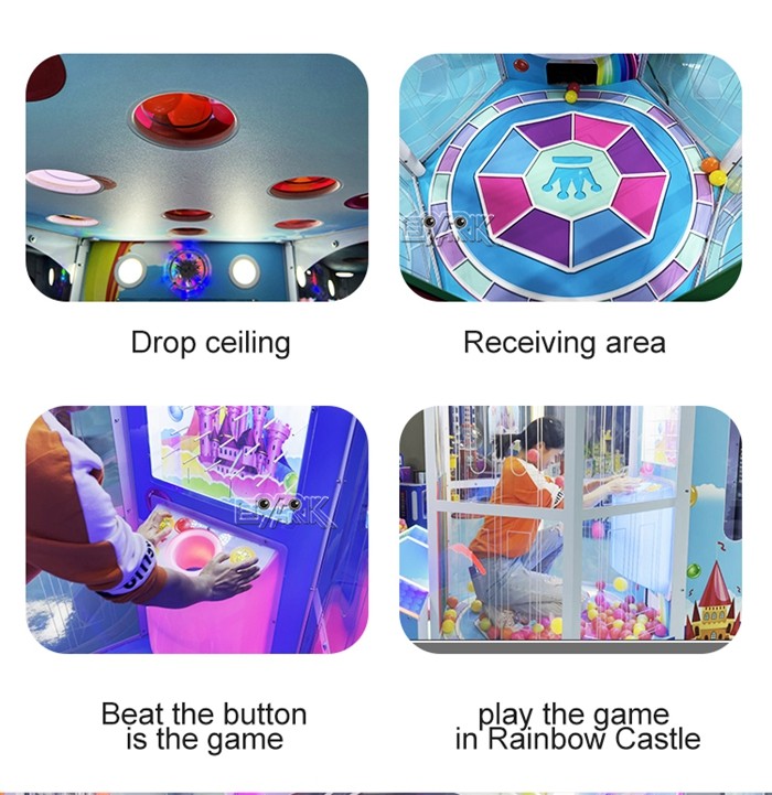 Rainbow Castle Amusement Ticket Redemption Game Machine Arcade Games For Sale