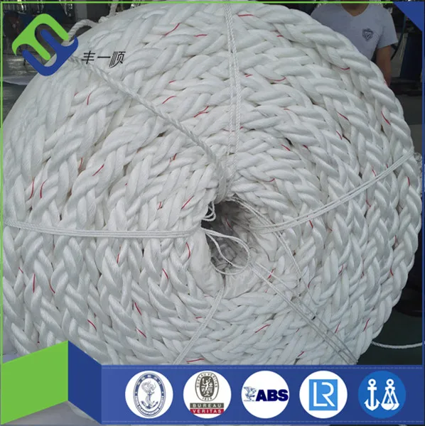 48mm 8 Strand Polypropylene Monofilament Rope Ship Mooring Rope