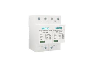 Wholesale 25kA Ac Surge Arrester Din Rail 275V 2P Single Phase Surge Protector from china suppliers
