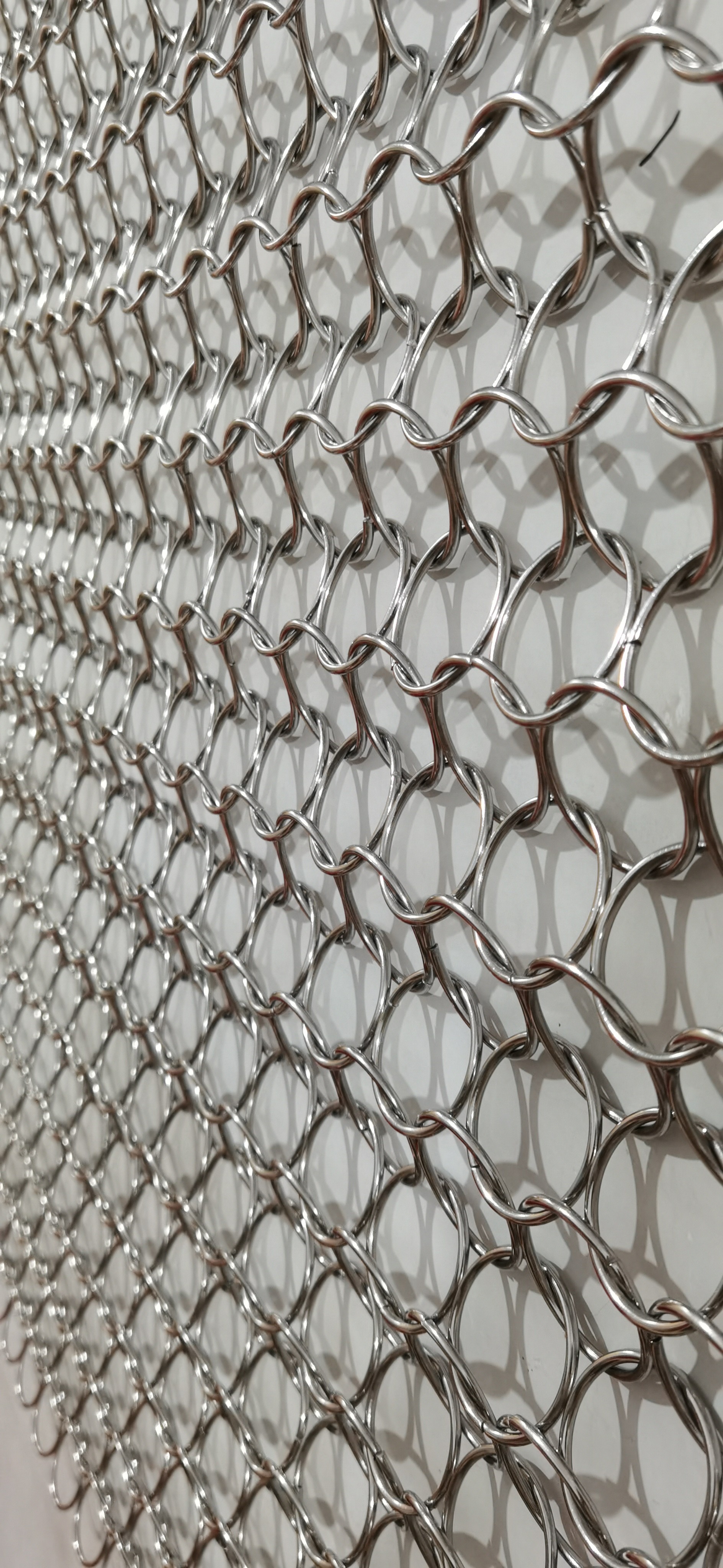 7mm Round Hole Decorative Wire Mesh SS304 Chain Link Curtain