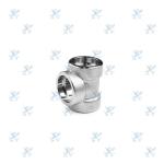 Stainless steel forged high-pressure Tee pipe fittings, Socket Tee elbow