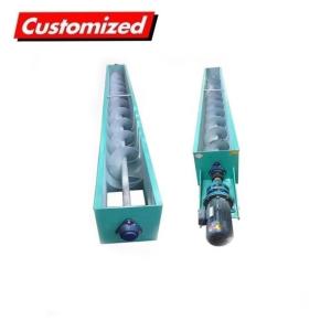 Wholesale Stainless Steel Shaftless Screw Auger Conveyor For Dyeing Sewage Treatment from china suppliers