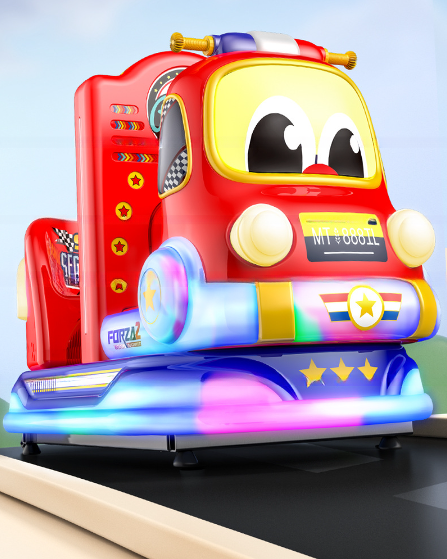 Dreamland Coin operated double players kids motorcycle bike on car children kiddie rides for kids game room