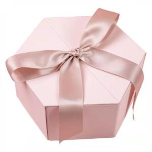 Wholesale Customized Cardboard Craft Hexagon Gift Box For Cosmetic Perfume Packing from china suppliers