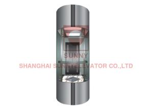 Wholesale Decorated Panel Panoramic Elevator With Spot Lights Flanks Car Roof Decoration from china suppliers