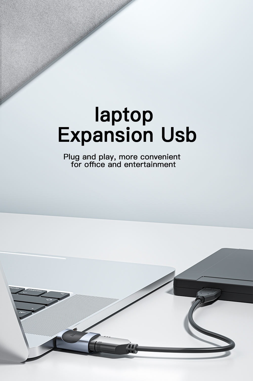 External Hard Drive Enclosure 8 In 1 Laptop USB C HUB 10Gbps For M.2 PCIe NVMe And SATA SSD