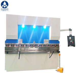 Wholesale Front Light Hydraulic Press Brakes 63T / 2500MM Blue White from china suppliers