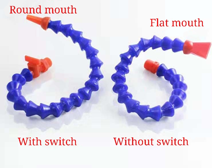 Factory direct wholesale Plastic Flexible Collapsible Plastic Tube CNC machining center cooling pipe