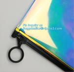 Nylon k slider pvc toiletry bag vinyl beachwear cosmetic bag, towel slider